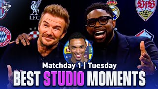 The BEST moments from UCL Today  David Beckham Trent Henry Micah Kate Abdo amp Carragher  MD 1 [upl. by Elletnahs675]