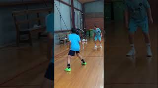 Drill to train blocks in futsal [upl. by Anaer]