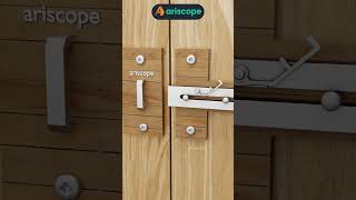 ariscope Secure Door Latch with Extra Clipping Lock [upl. by Aydiv]