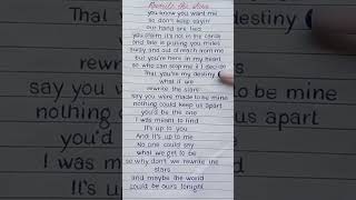 Anne Marie amp James Arthur  Rewrite The Stars Lyrics REQUESTED lyrics shorts shortsfeed [upl. by Midan]