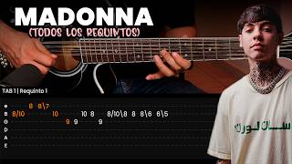 MADONNA  Natanael Cano En Guitarra Todos los REQUINTOS Tutorial Original  The Yerena [upl. by Ativoj]