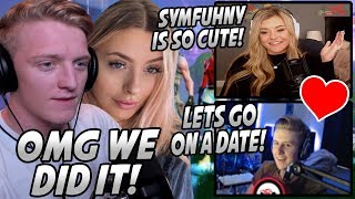 Tfue amp Corinna Get Symfuhny A DATE With A MODEL Girl Streamer Symfuhny FREAKS Out Both POVs [upl. by Goeger404]