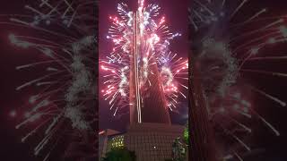 Lotte World Tower fireworks Totally amazing place in Seoul [upl. by Halbert876]