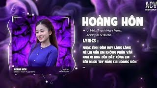 HOÀNG HÔN  Bản hot tiktok   ÚT NHỊ COVER  Nhạc Tình Đêm Nay Lâng Lâng Remix TikTok [upl. by Diantha798]