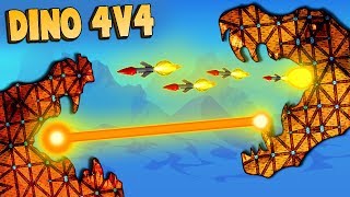 FORTS Comes ALIVE 4v4 MASSIVE Battles Forts Multiplayer Gameplay NEW Update [upl. by Walford499]