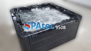 Jacuzzi spa exterior Spatec 950B shadow negro [upl. by Miarzim495]