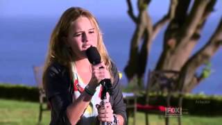 Bea Miller singing Titanium at the Judges House on The X Factor US 2012 Season 2 [upl. by Eelynnhoj695]