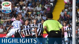 Udinese  Palermo 01  Highlights  Matchday 2  Serie A TIM 201516 [upl. by Tannenbaum725]