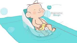 Angelcare Baby Bath Support Fit long EN [upl. by Xever]