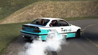 EDN BMW M3 E36 Drifting at Usui Pass  Assetto Corsa [upl. by Buyse]