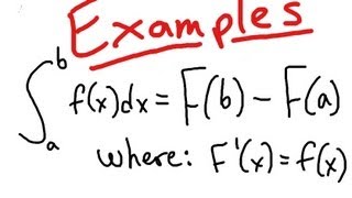 Fundamental Theorem of Calculus  Examples [upl. by Derk]