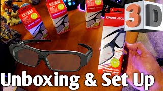 Xpand X105 RF 3D Glasses  Unboxing  Setup amp Review [upl. by Nawor]