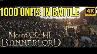 4K Bannerlord Empire Legion vs Vlandian Feudals commentary [upl. by Jeminah]