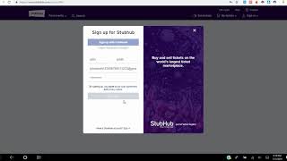 How to Make a StubHub Account [upl. by Anihc]