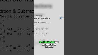 Simplifying Fractions How to Add Fractions with Different Denominators [upl. by Anai700]