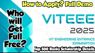 VITEEE 2025How to apply for VITEEE 2025Full demo video to apply for VITEEE 2025Vincent Maths [upl. by Utham]