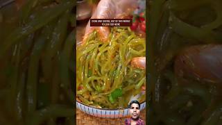 EASY VEGAN COLD JELLY NOODLES RECIPE veganrecipes vegetarian cooking chinesefood jelly noodles [upl. by Ateinotna725]