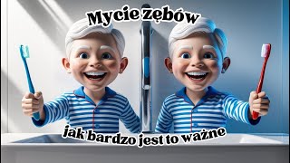 Bajki z przesłaniem  mycie zębów po jedzeniu opowieść stworzona przez AI [upl. by Signe]