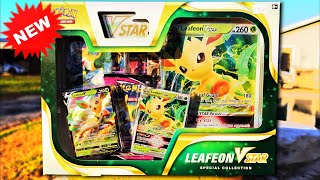 IS IT WORTH IT Leafeon VSTAR Special Collection Box Opening [upl. by Varuag]