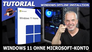 Windows 11 ohne Microsoft Konto installieren  Offlineinstallation ohne Internet Tutorial  DasMonty [upl. by Giustino]