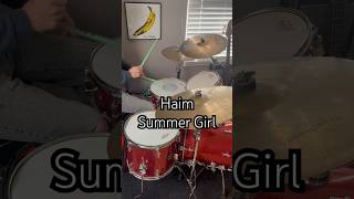 Summer Girl drum intro Danielle Haim [upl. by Tlevesoor]