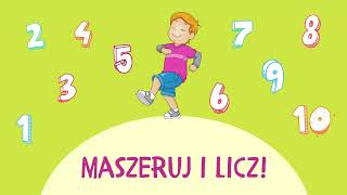 MASZERUJ I LICZ  ćwiczenie W PODSKOKACH  ŻŁOBEK PRZEDSZKOLE [upl. by Brnaba]