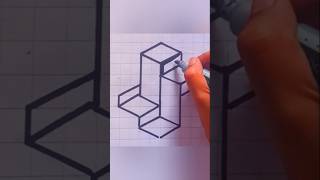 How to make 3D illusion drawing alishba drawing art 3dillusiondrawing please subscribe [upl. by Jordon]