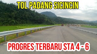 PROGRES TERBARU TOL PADANG SICINCIN STA 4  6 DIRENCANAKAN DIUJI COBA 15 DESEMBER 2024 [upl. by Ysnap]