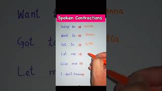 Spoken Contractions  ELT  Pronunciation  Elision  Phonology  VocabularyLinguaFranca1 [upl. by Filler]