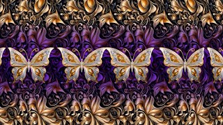 The Butterfly Effect 🦋  3D Stereogram Illusions [upl. by Attalanta]