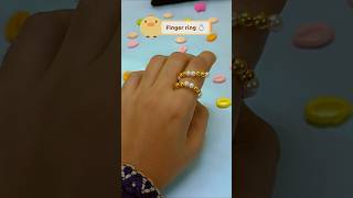 DIY finger ring💍Easy finger ring Idea DreamcraftShafa trendingshortfeedviralvideoyoutube [upl. by Roswald]