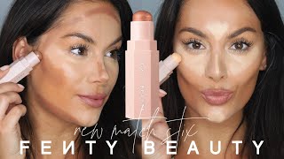 TESTING NEW FENTY BEAUTY MATCH STIX  Beautys Big Sister [upl. by Tiny]