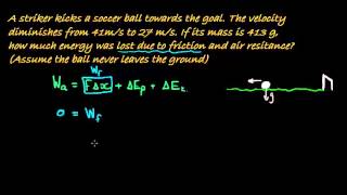 Dissipative Force Example [upl. by Ame631]