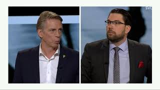 Jimmie Åkesson kör över Per Bolund MP [upl. by Peppel]