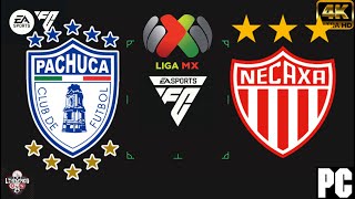 PACHUCA VS NECAXA  LIGA MX FC 24 [upl. by Essyle]