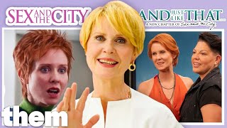 Cynthia Nixon Breaks Down Her quotSATCquot Era quotRatchedquot amp Returning to quotAnd Just Like Thatquot  Them [upl. by Marcell]