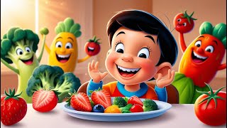 Healthy Foods Are Fun 🍎  Kids Song About Healthy Eating  Sing Along amp Learn [upl. by Eaton]