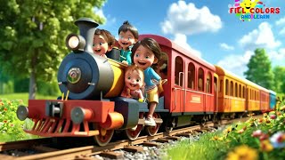 Train song  learn to count 1 to 10 with train  counting train song  train song  train cartoon [upl. by Yeta]