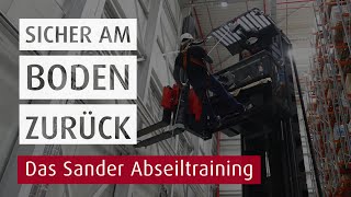 Höhenrettung  Abseiltraining im Hochregallager [upl. by Doggett]