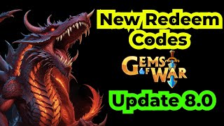 Gems of War Redeem Codes and Update 80 [upl. by Aznarepse]