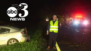 Storm damage in Floridas Big Bend following Hurricane Helene [upl. by Fatima]