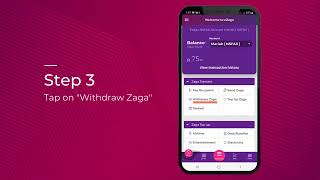 Card less withdrawal on the eZaga app [upl. by Madella]