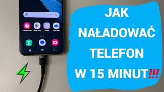 JAK NAŁADOWAĆ TELEFON W 15 MINUT [upl. by Sal]