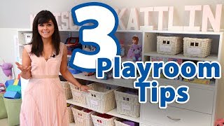 3 Playroom Organization Tips [upl. by Tiemroth701]