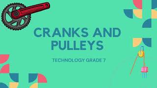 Cranks and Pulleys [upl. by Nomal]