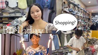 SHOPPING🛍️ WITH BIRTHDAY🎁 🎂🥳KASKO ta Xoto mitho vlog ☺️ [upl. by Adnilre]