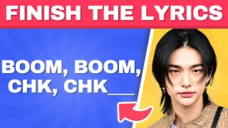 FINISH THE LYRICS KPOP SONGS  MUSIC QUIZ 2024 [upl. by Virgilia]