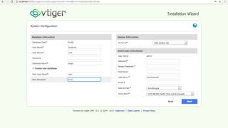 Vtiger Installation Step by Step [upl. by Laddie]