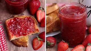 How To Make Fresh Strawberry Jam Quick 3Ingredients [upl. by Holli]