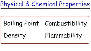 Physical vs Chemical Properties [upl. by Intirb]